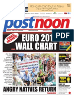 EURO 2012 Wall Chart: Free Inside