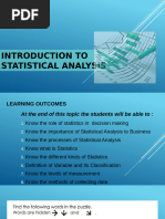 Introduction to Basic Statistics | PDF | Sampling (Statistics) | Statistics