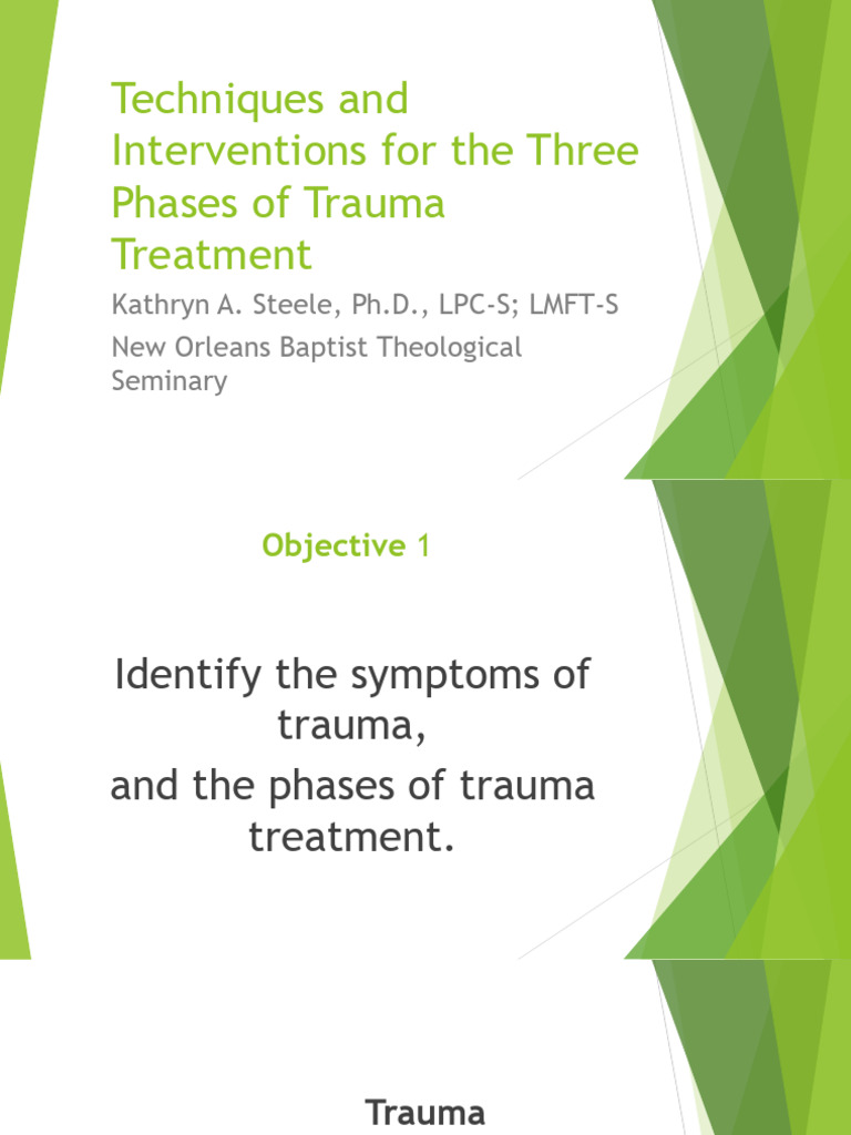 Trauma Treatment Techniques Overview | PDF | Psychological Trauma | Eye ...