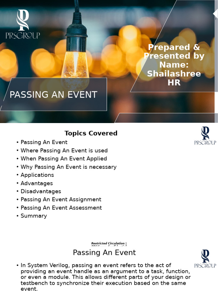 Passing an Event | PDF | Parameter (Computer Programming) | Software ...