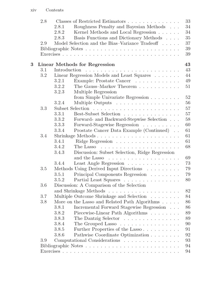 Linear Regression and Classification Methods | PDF | Regression ...