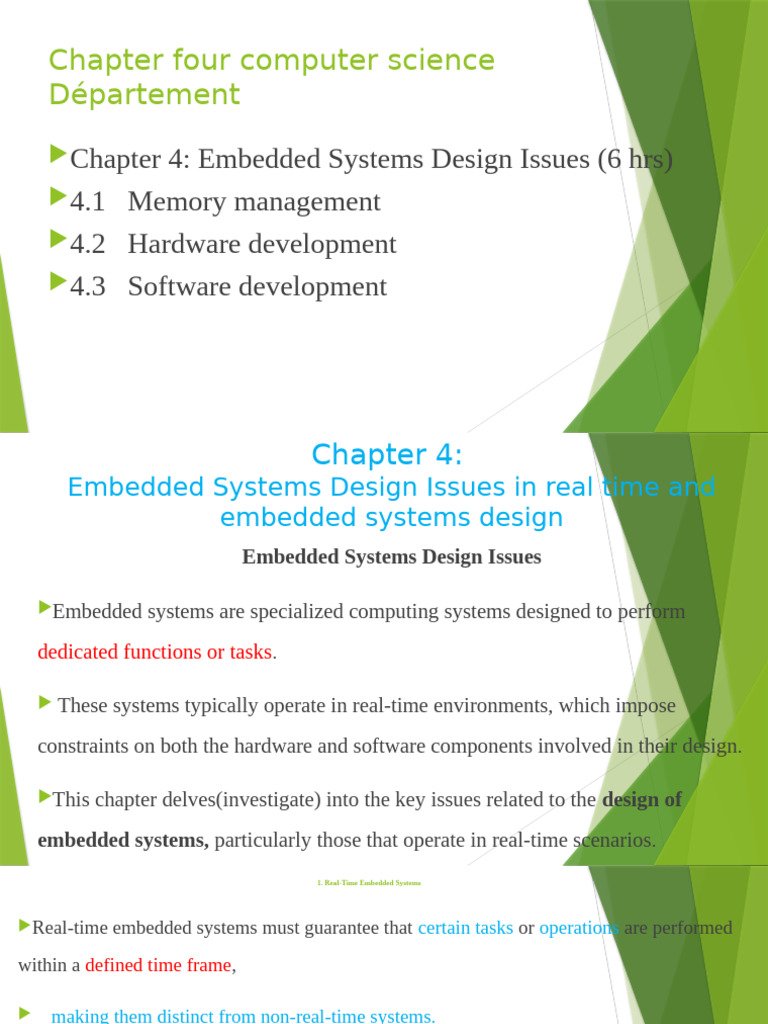 Real Time and Embedded Systems | PDF | Embedded System | Scheduling ...