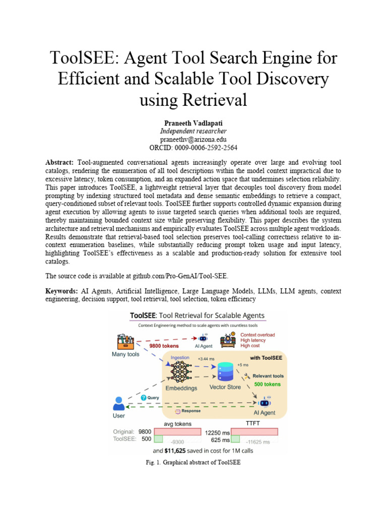 ToolSEE: Smart Tool Selection Engine | PDF | Information Retrieval ...