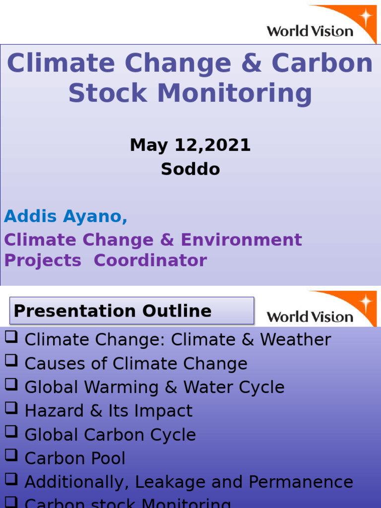 Climate Change and Carbon Monitoring Guide | PDF | Climate Change ...