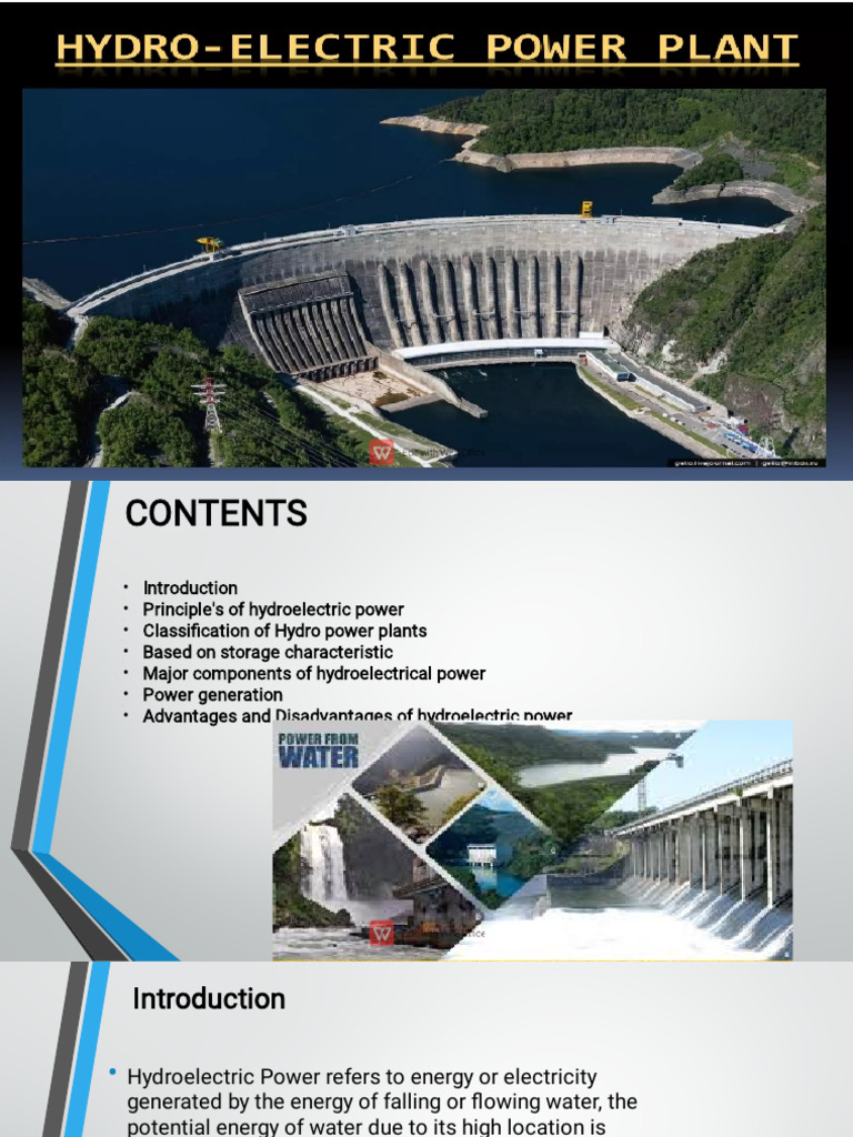 Hydroelectric Power | PDF | Hydroelectricity | Power Station