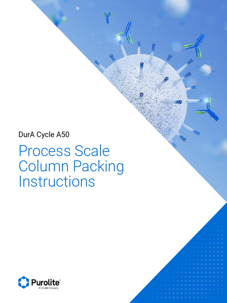 DurA Cycle A50 Column Packing Guide | PDF | Chromatography | Pump
