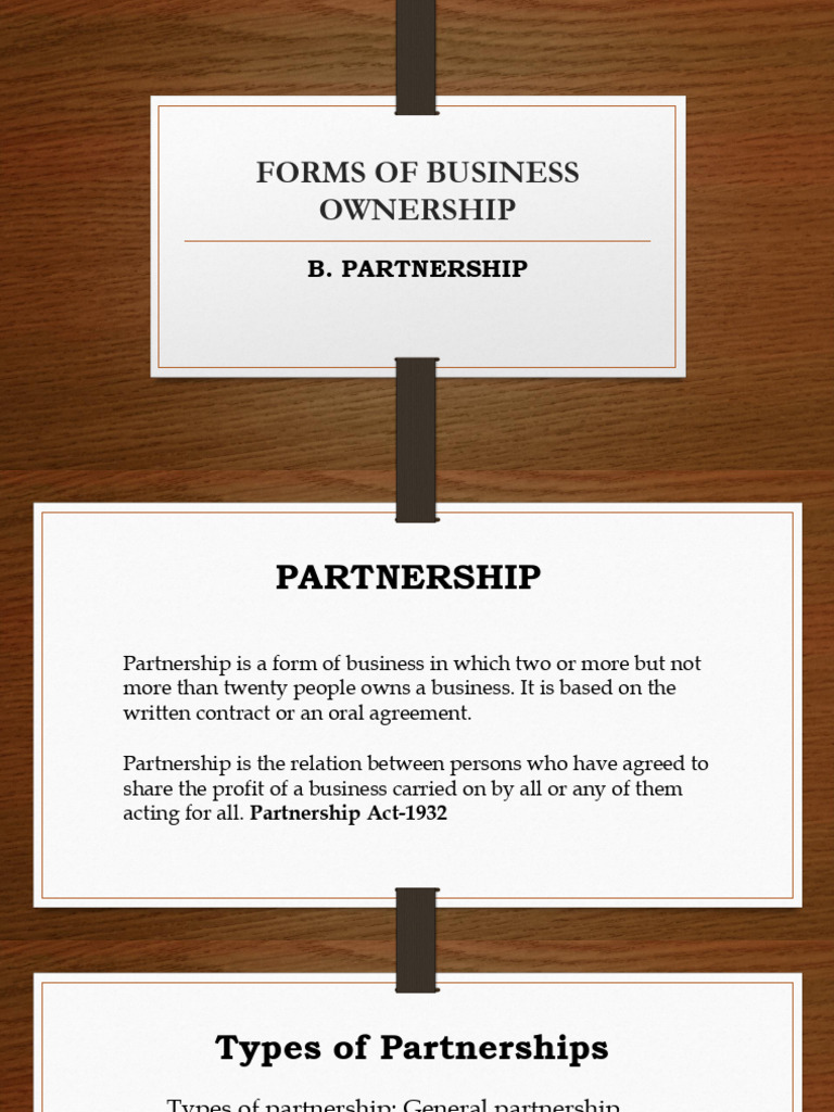 Understanding Business Partnerships | PDF