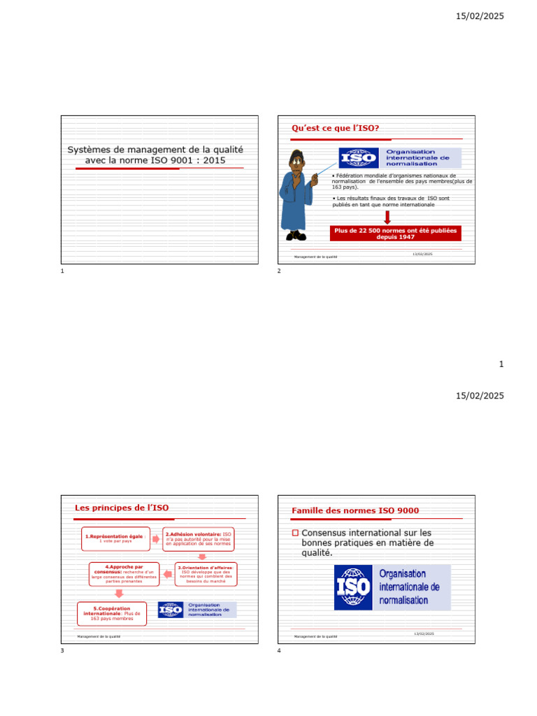 Norme ISO 9001:2015 et Management Qualité | PDF | Management de la ...