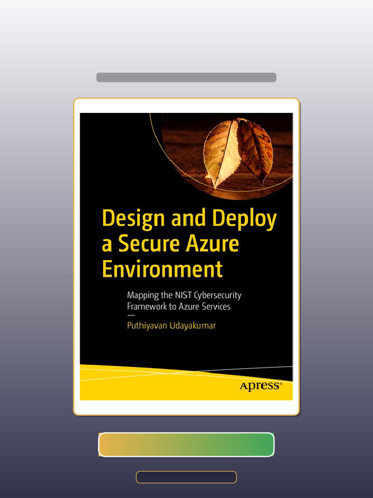 Design and Deploy Secure Azure Environment Mapping the NIST ...
