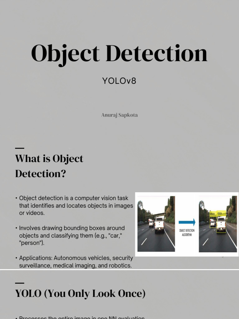 YOLOv8: Advanced Object Detection Guide | PDF | Image Segmentation ...