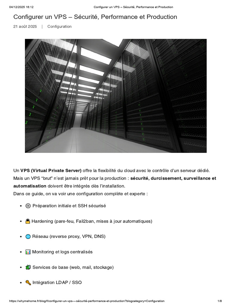 Guide complet pour configurer un VPS | PDF | Enveloppe de protection ...