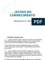 Gestao Conhecimento