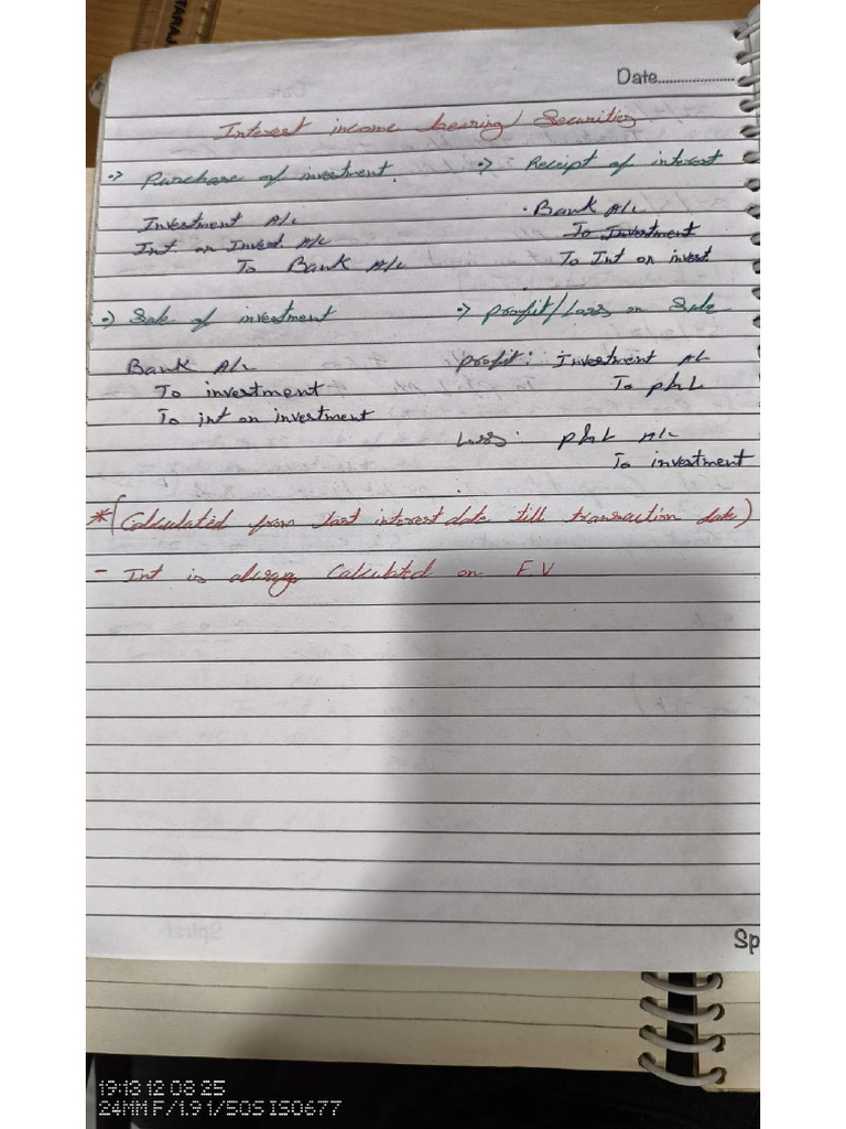 CA Foundation Chapter 6 Handwriting Notes by Deepak | PDF