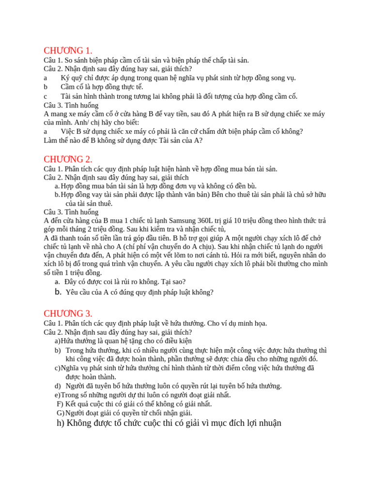 Ôn Tập LDS 2 | PDF