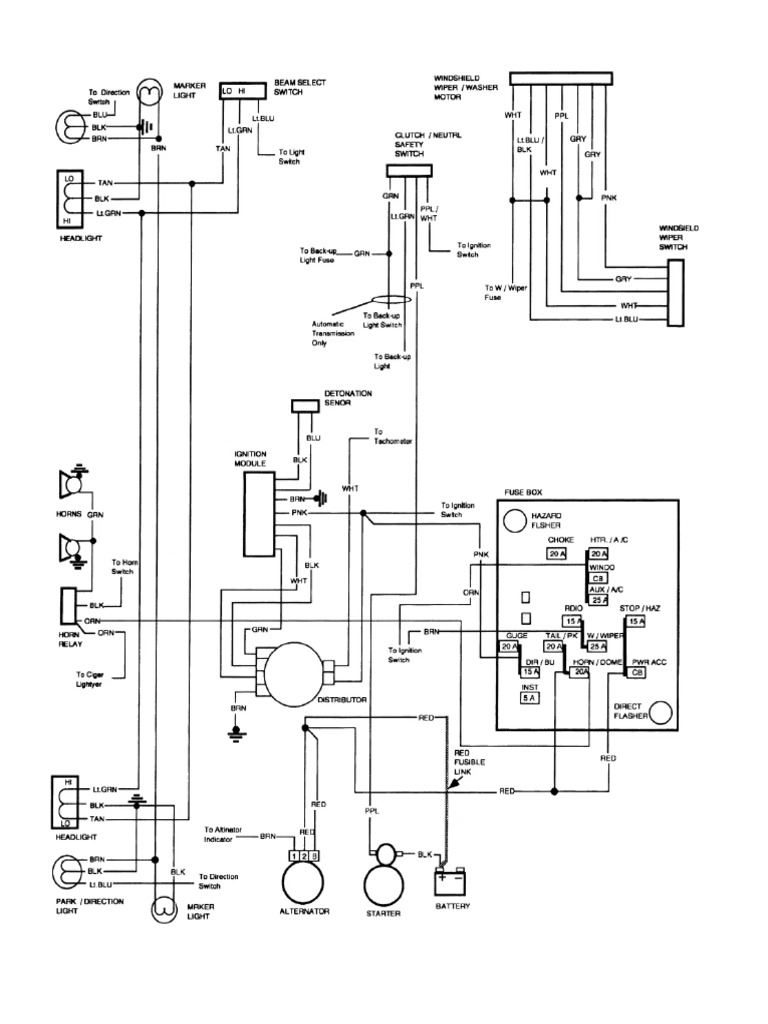 Wiring Diagram CK Trucks 1981 PDF