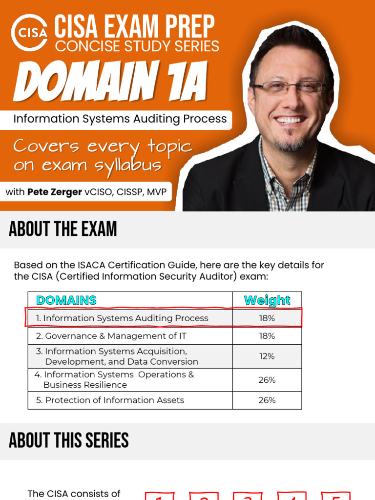 Cisa Dom 1a-Handout | PDF | Audit | Risk