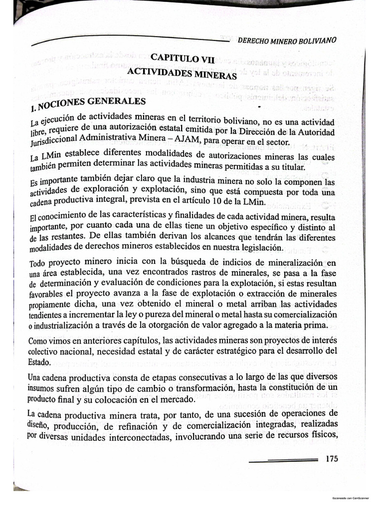 Actividad Minera | PDF