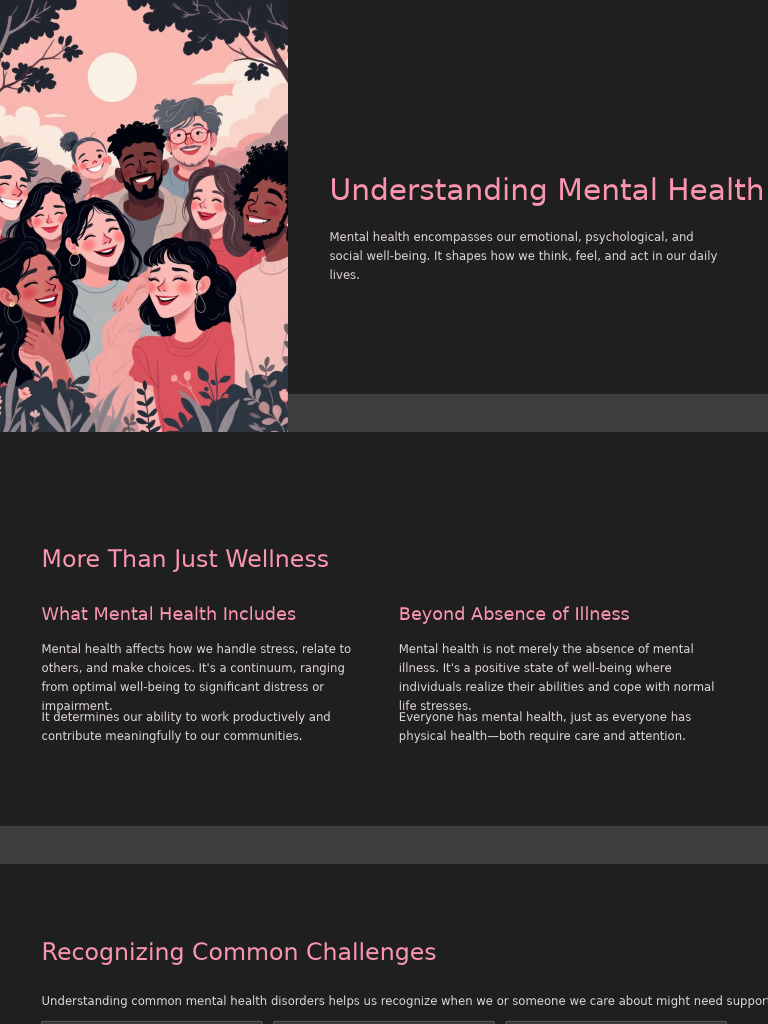 Understanding Mental Health Basics | PDF | Mental Disorder | Obsessive ...