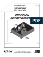 Precision Interferometer Manual OS 9255A