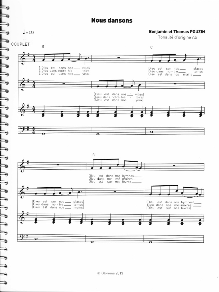 Nous dansons : Hymne de louange | PDF
