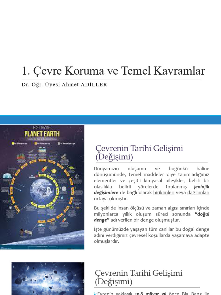 1 Cevre Koruma Ve Temel Kavramlar | PDF