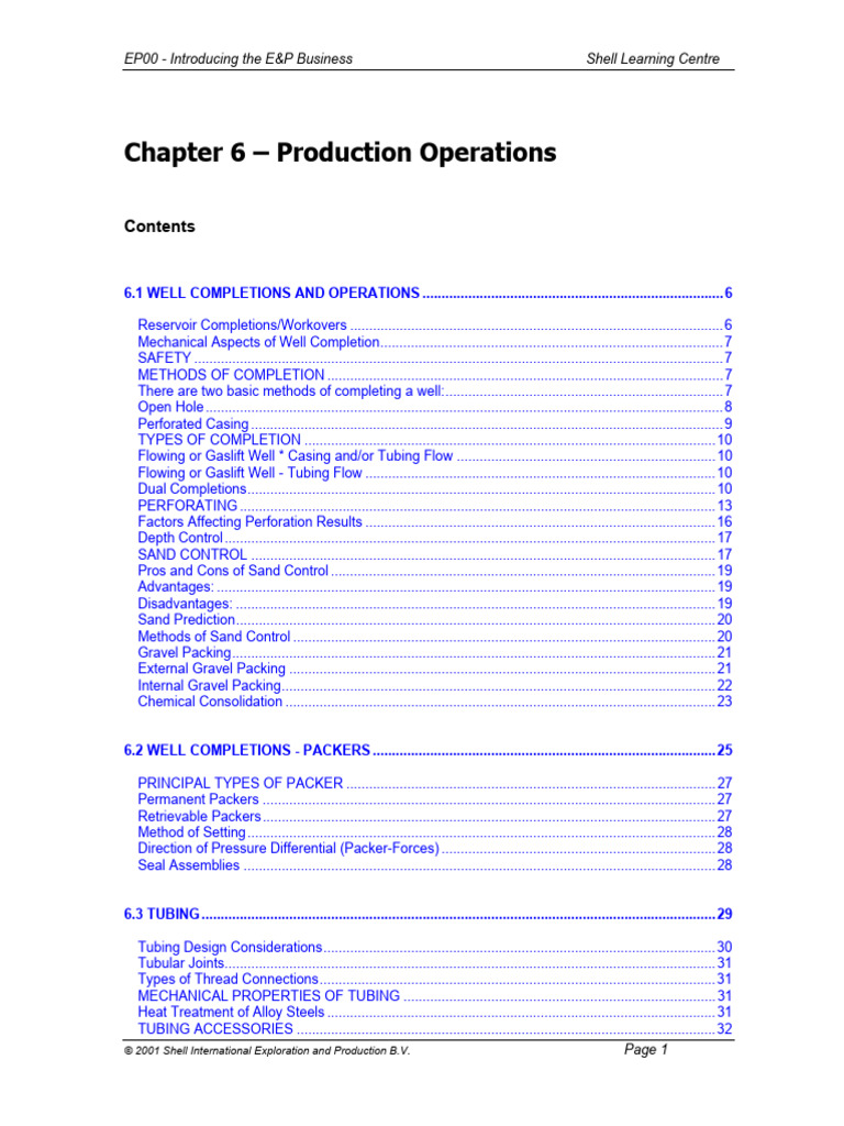 E&P Business: Well Completions Guide | PDF | Casing (Borehole)