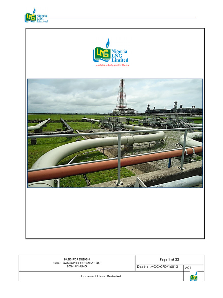 GTS-1 Gas Supply Optimization Design | PDF | Pipe (Fluid Conveyance ...