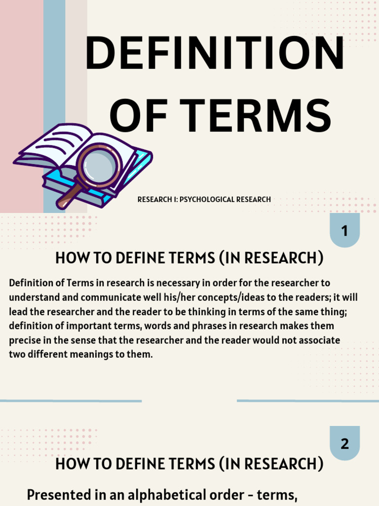 Research 1 Definition of Terms, Sampling | PDF | Sampling (Statistics ...