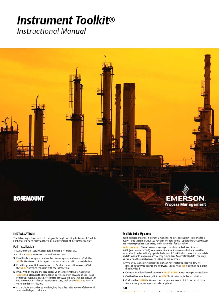 Instrument Toolkit Instructional Manual PDF