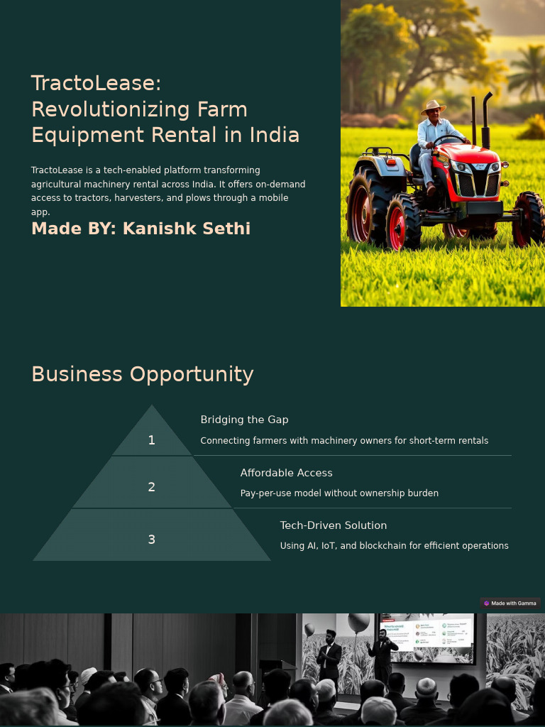 Farm Equipment Rental Revolution in India | PDF | Agricultural Machinery