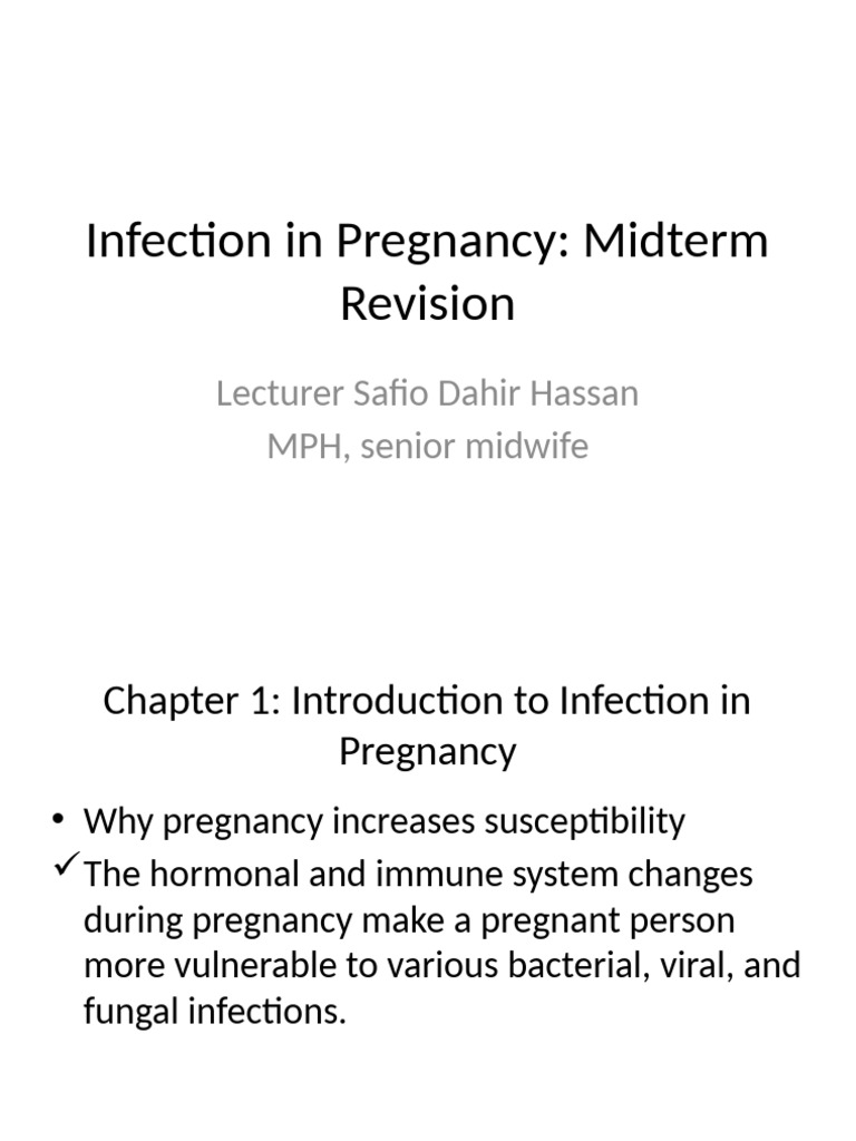 Infections During Pregnancy: Risks & Prevention | PDF | Pregnancy ...