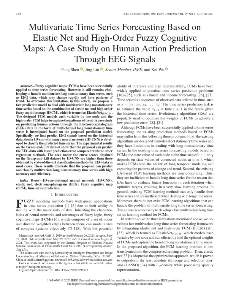2021_SHEN_Multivariate Time Series Forecasting Based on Elastic Net and ...