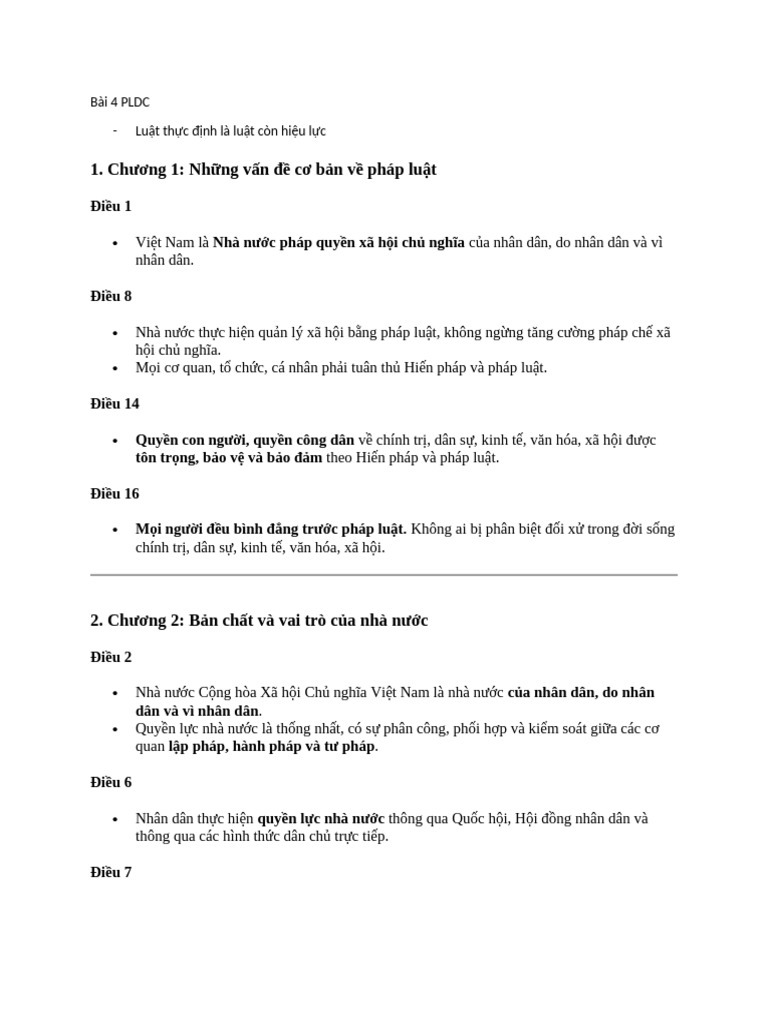 Bài 4 PLDC | PDF
