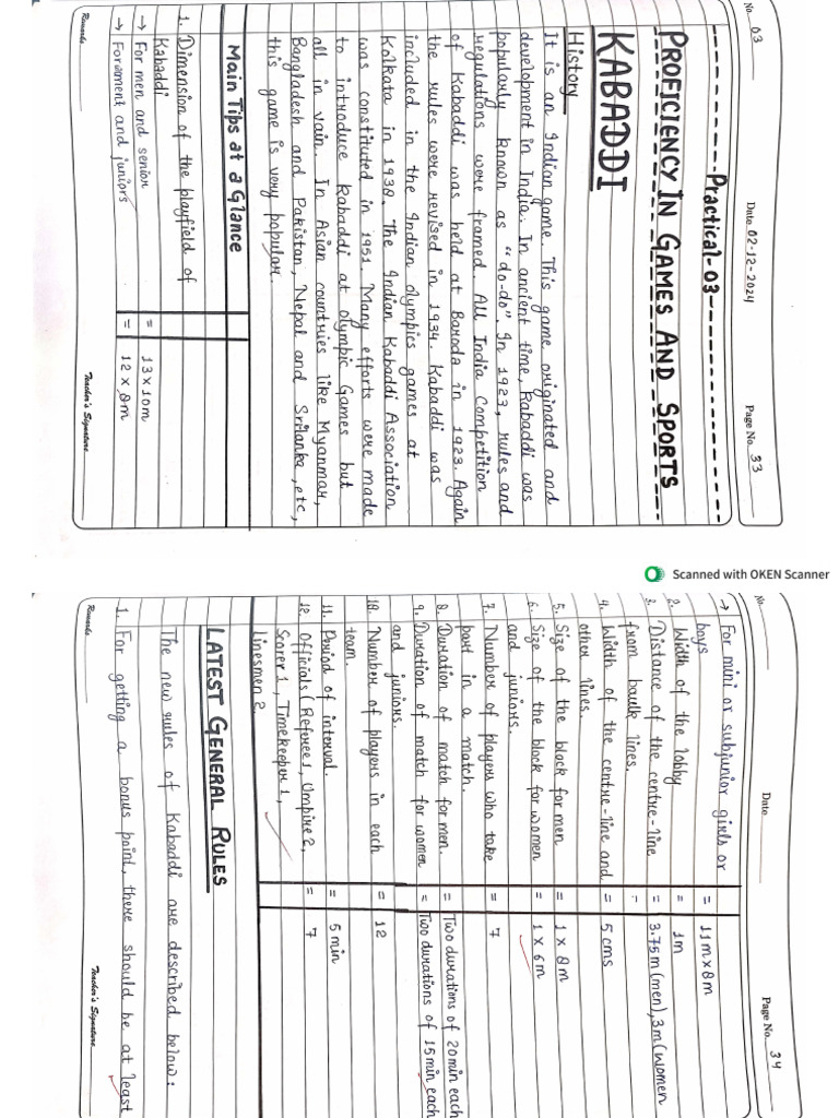 Practical 03 Phy. Education | PDF