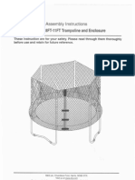 B&Q 8FT Trampoline PDF
