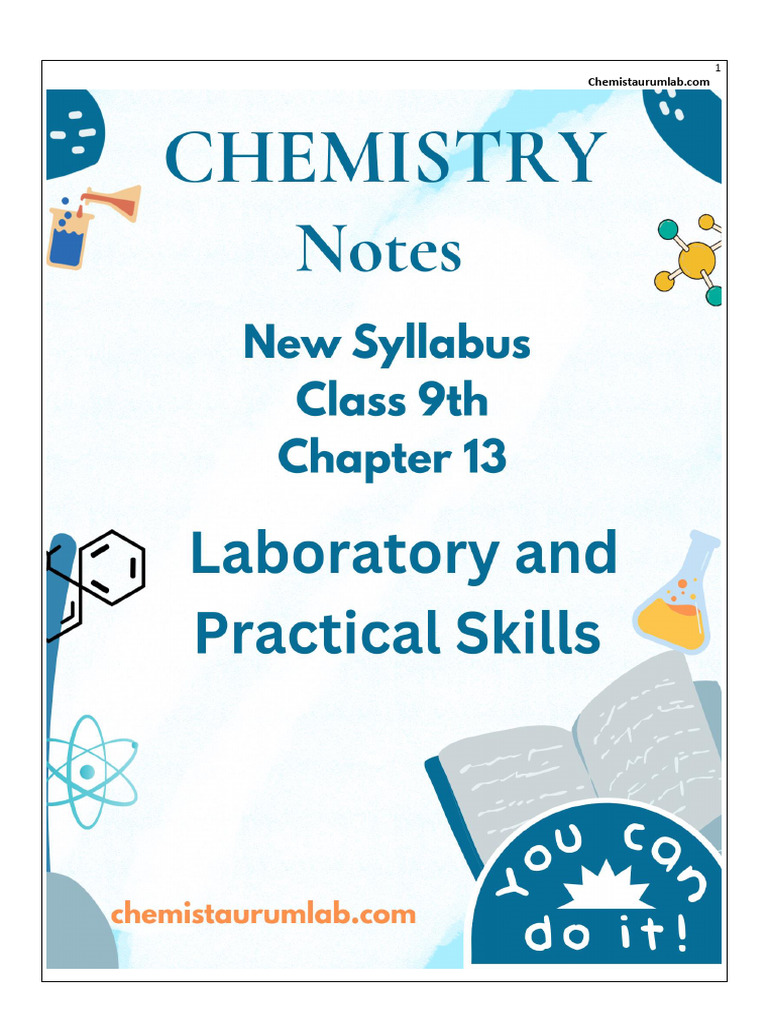 New Class 9th Chapter 13 Laboratory and Practical Skills | PDF ...