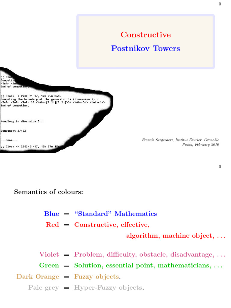 Postnikov Towers in Homotopy Theory | PDF | Mathematics | Topology