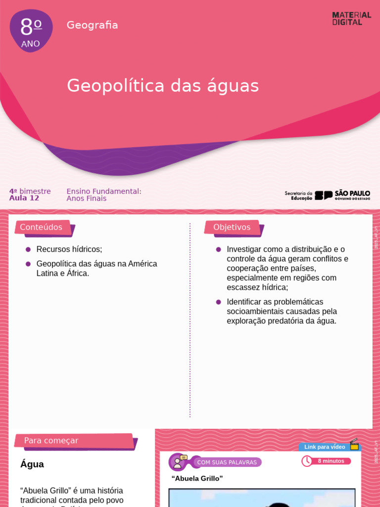 Geopolítica das Águas na América Latina | PDF | Água | Agricultura