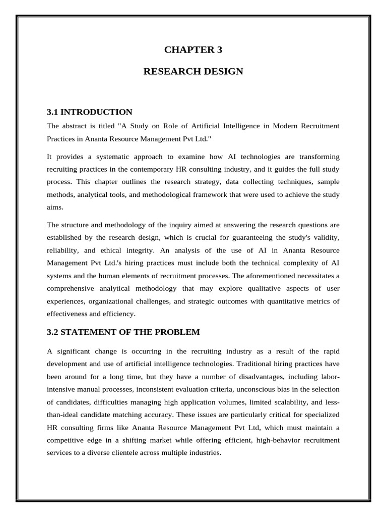 Chapter 3 Research DESIGN RAHUL | PDF | Intelligence (AI) & Semantics ...