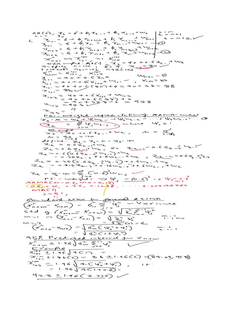 Lecture on Forecasting With ARIMA MODEL | PDF