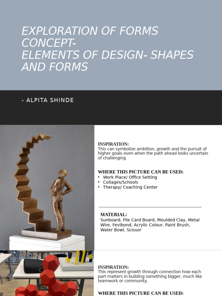 Design Elements: Shapes and Forms Exploration | PDF