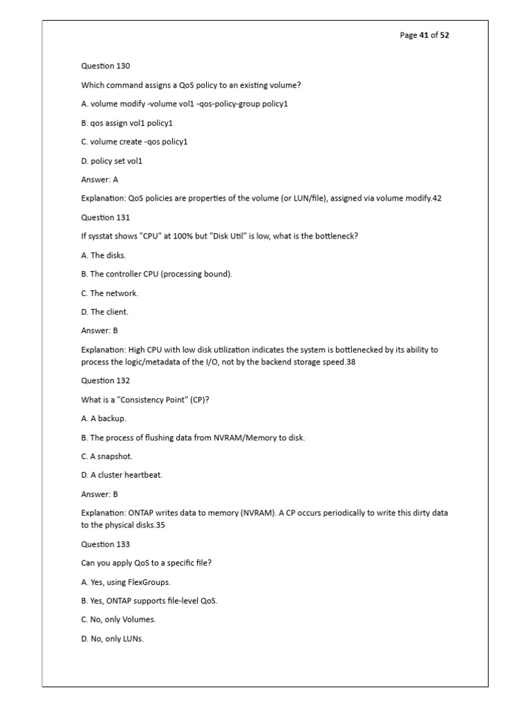 QoS and MetroCluster Operations Guide | PDF | Computer Data | Data