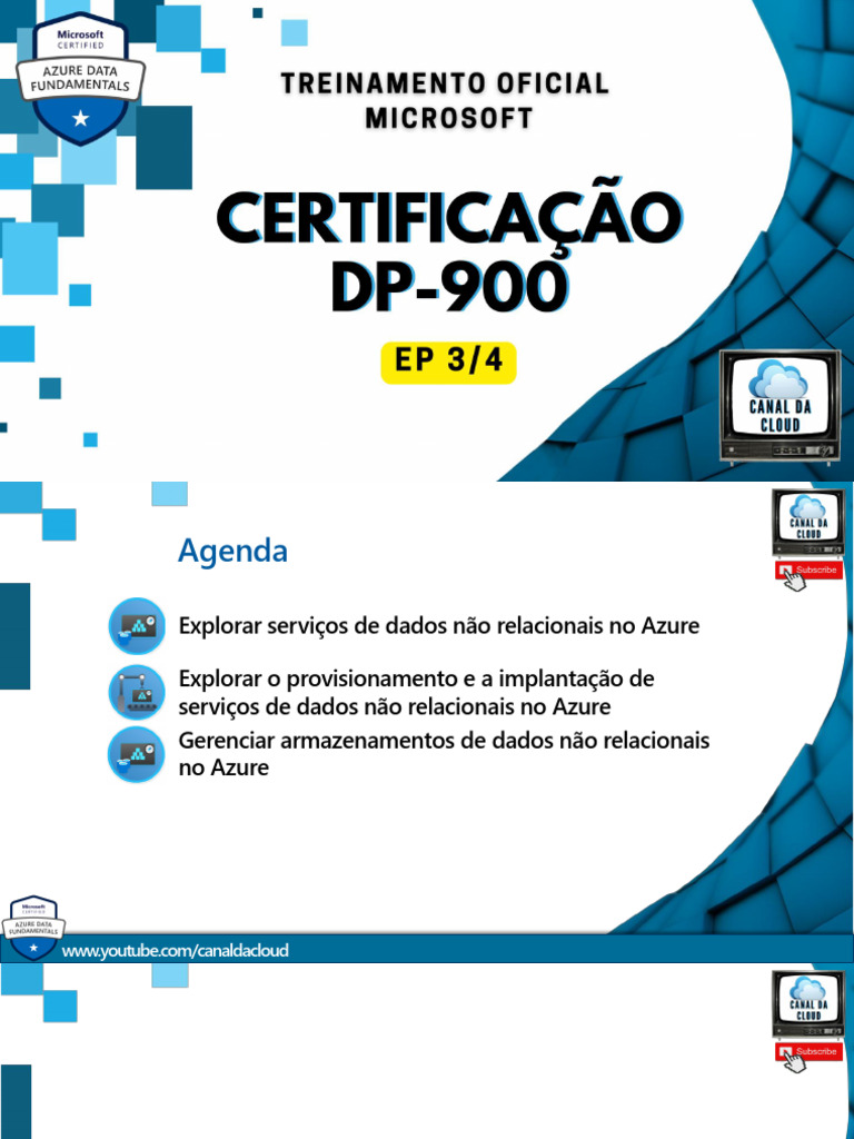 DP-900_EP3 | PDF | Armazenamento de dados de computador | Internet das ...