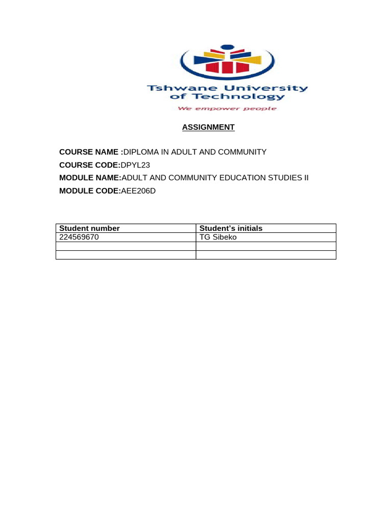 AEE Assignment | PDF | Psychological Resilience | Parenting