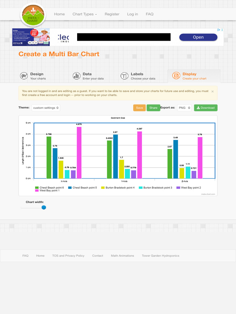 Create Multi Bar Charts , Free Tool for Makign Double, Triple or Higher ...