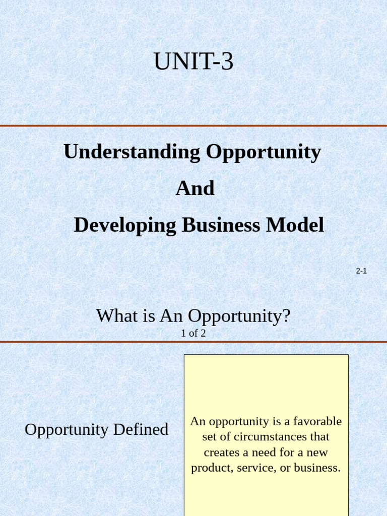 Identifying Business Opportunities | PDF | Entrepreneurship | Social ...