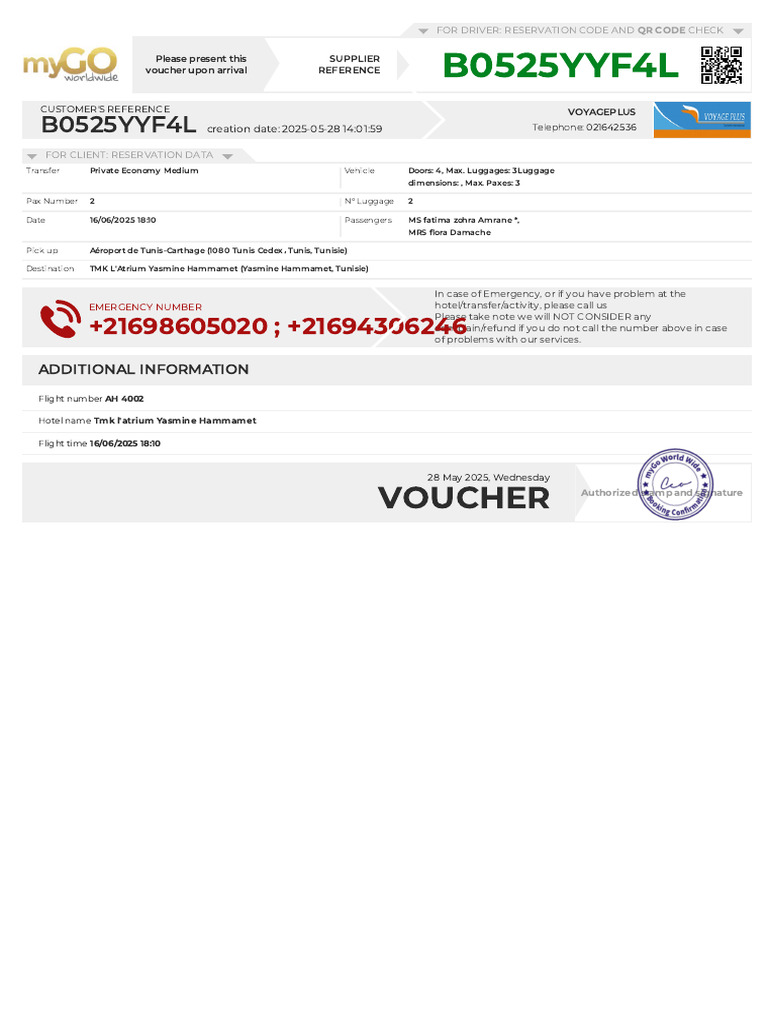 Transfer Voucher - B0525YYF4L | PDF