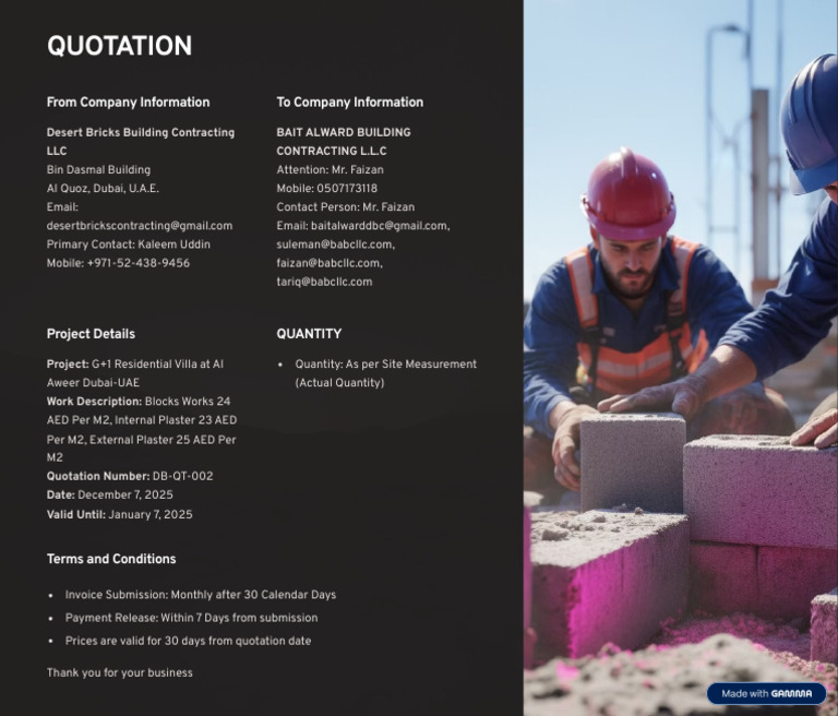 Quotation | PDF