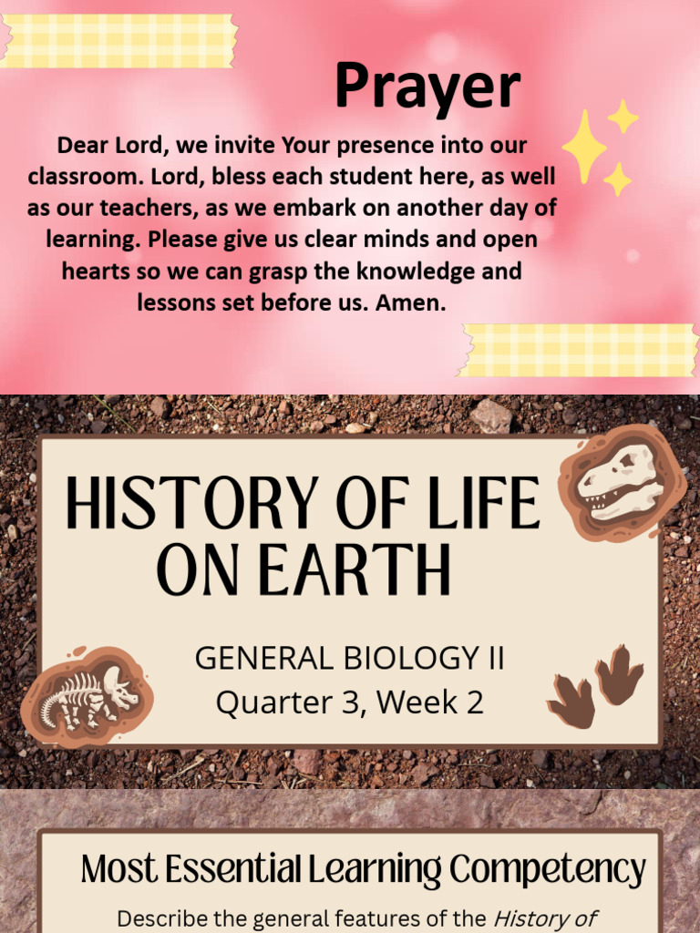 History of Life On Earth | PDF | Geologic Time Scale | Nature