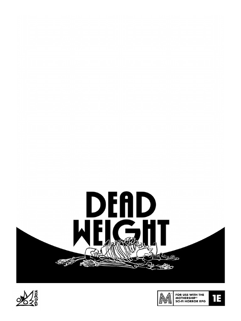 Mothership RPG: Dead Weight Module | PDF | Asteroid | Ships